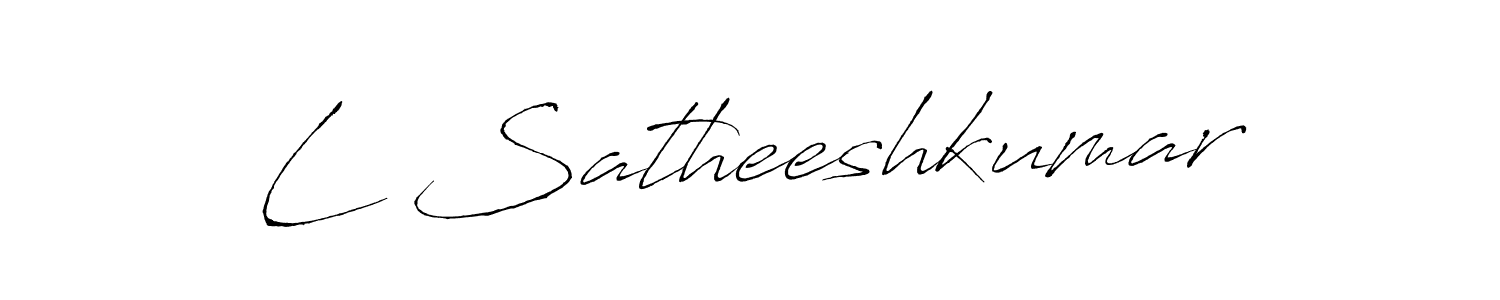 Also You can easily find your signature by using the search form. We will create L Satheeshkumar name handwritten signature images for you free of cost using Antro_Vectra sign style. L Satheeshkumar signature style 6 images and pictures png