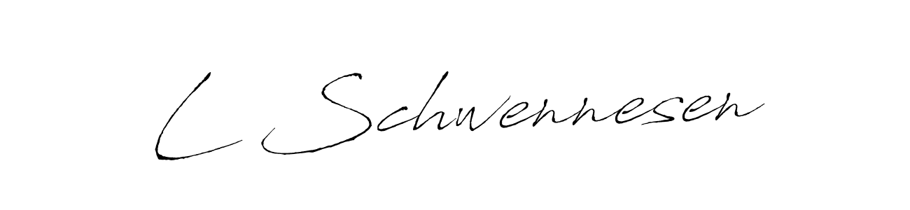 Make a beautiful signature design for name L Schwennesen. Use this online signature maker to create a handwritten signature for free. L Schwennesen signature style 6 images and pictures png