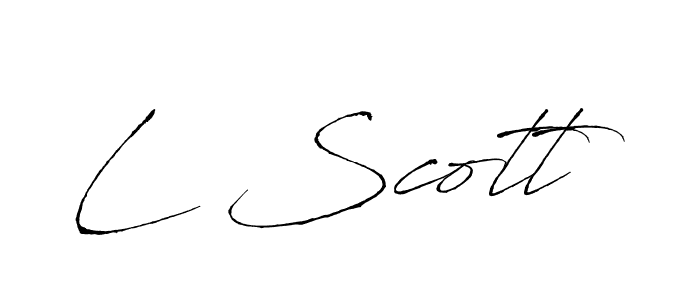 Best and Professional Signature Style for L Scott. Antro_Vectra Best Signature Style Collection. L Scott signature style 6 images and pictures png