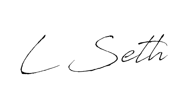 Also we have L Seth name is the best signature style. Create professional handwritten signature collection using Antro_Vectra autograph style. L Seth signature style 6 images and pictures png