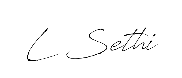Once you've used our free online signature maker to create your best signature Antro_Vectra style, it's time to enjoy all of the benefits that L Sethi name signing documents. L Sethi signature style 6 images and pictures png