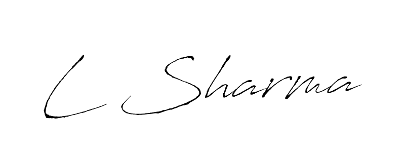 Make a beautiful signature design for name L Sharma. Use this online signature maker to create a handwritten signature for free. L Sharma signature style 6 images and pictures png