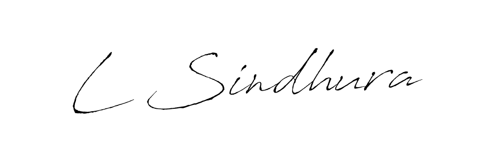 Once you've used our free online signature maker to create your best signature Antro_Vectra style, it's time to enjoy all of the benefits that L Sindhura name signing documents. L Sindhura signature style 6 images and pictures png