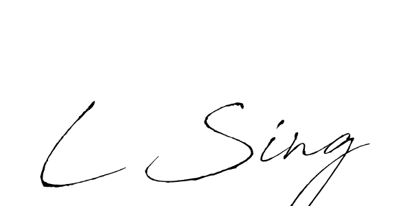 This is the best signature style for the L Sing name. Also you like these signature font (Antro_Vectra). Mix name signature. L Sing signature style 6 images and pictures png