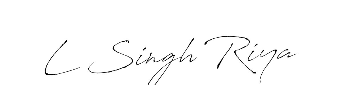 Also You can easily find your signature by using the search form. We will create L Singh Riya name handwritten signature images for you free of cost using Antro_Vectra sign style. L Singh Riya signature style 6 images and pictures png