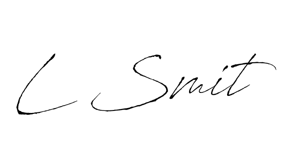 It looks lik you need a new signature style for name L Smit. Design unique handwritten (Antro_Vectra) signature with our free signature maker in just a few clicks. L Smit signature style 6 images and pictures png