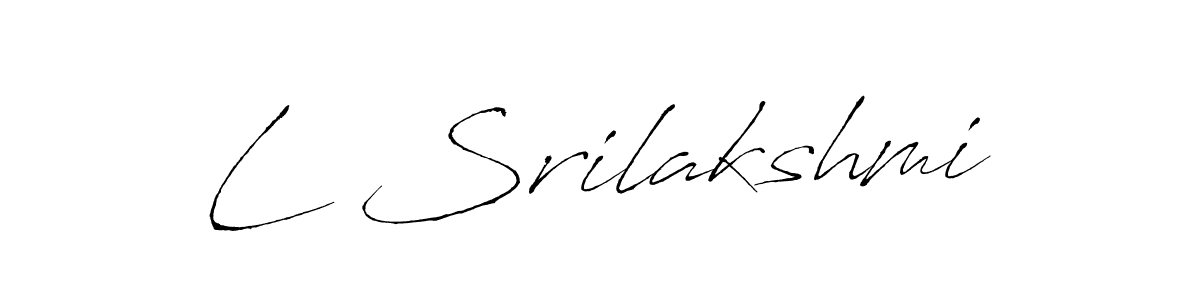 Make a beautiful signature design for name L Srilakshmi. Use this online signature maker to create a handwritten signature for free. L Srilakshmi signature style 6 images and pictures png