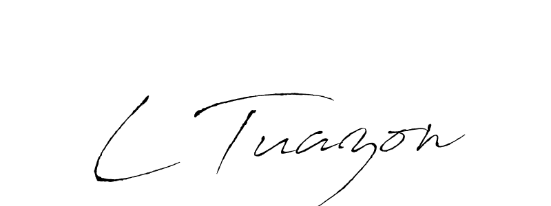 You can use this online signature creator to create a handwritten signature for the name L Tuazon. This is the best online autograph maker. L Tuazon signature style 6 images and pictures png