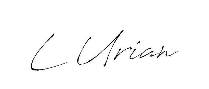 You should practise on your own different ways (Antro_Vectra) to write your name (L Urian) in signature. don't let someone else do it for you. L Urian signature style 6 images and pictures png