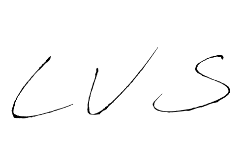 The best way (Antro_Vectra) to make a short signature is to pick only two or three words in your name. The name L V S include a total of six letters. For converting this name. L V S signature style 6 images and pictures png