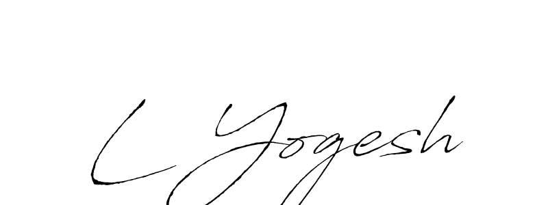 Also we have L Yogesh name is the best signature style. Create professional handwritten signature collection using Antro_Vectra autograph style. L Yogesh signature style 6 images and pictures png