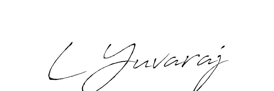 How to Draw L Yuvaraj signature style? Antro_Vectra is a latest design signature styles for name L Yuvaraj. L Yuvaraj signature style 6 images and pictures png