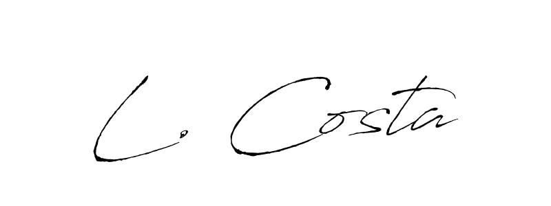 Make a beautiful signature design for name L. Costa. Use this online signature maker to create a handwritten signature for free. L. Costa signature style 6 images and pictures png