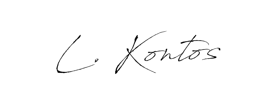 Here are the top 10 professional signature styles for the name L. Kontos. These are the best autograph styles you can use for your name. L. Kontos signature style 6 images and pictures png