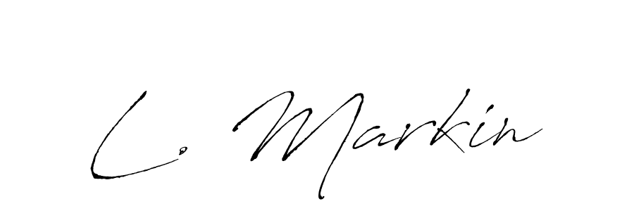 Similarly Antro_Vectra is the best handwritten signature design. Signature creator online .You can use it as an online autograph creator for name L. Markin. L. Markin signature style 6 images and pictures png