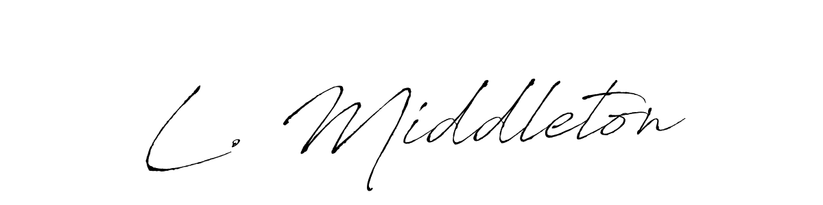 Make a short L. Middleton signature style. Manage your documents anywhere anytime using Antro_Vectra. Create and add eSignatures, submit forms, share and send files easily. L. Middleton signature style 6 images and pictures png