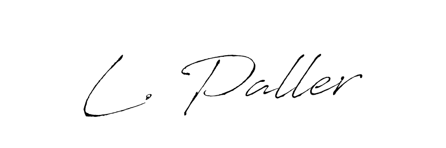 It looks lik you need a new signature style for name L. Paller. Design unique handwritten (Antro_Vectra) signature with our free signature maker in just a few clicks. L. Paller signature style 6 images and pictures png