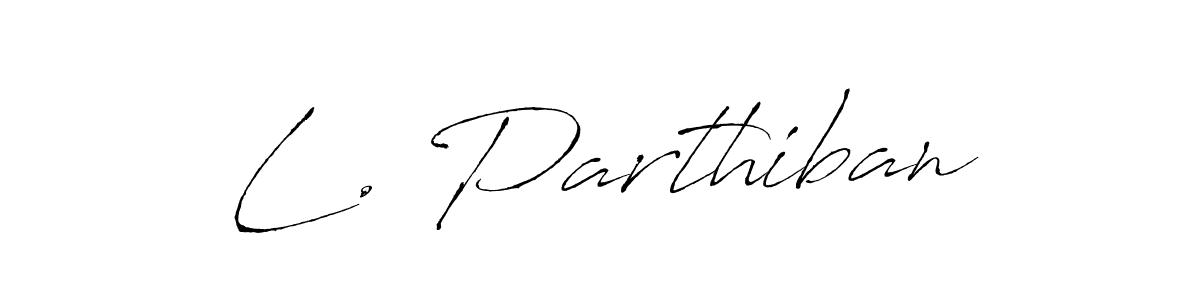 This is the best signature style for the L. Parthiban name. Also you like these signature font (Antro_Vectra). Mix name signature. L. Parthiban signature style 6 images and pictures png