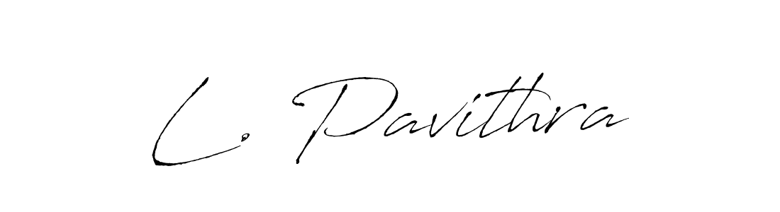 Use a signature maker to create a handwritten signature online. With this signature software, you can design (Antro_Vectra) your own signature for name L. Pavithra. L. Pavithra signature style 6 images and pictures png