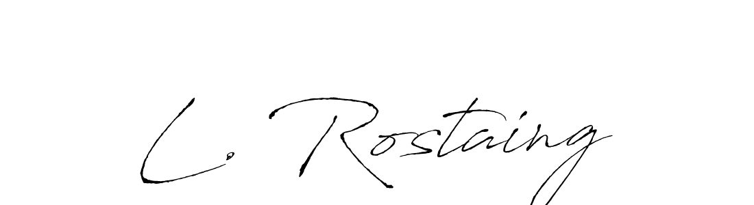 Check out images of Autograph of L. Rostaing name. Actor L. Rostaing Signature Style. Antro_Vectra is a professional sign style online. L. Rostaing signature style 6 images and pictures png