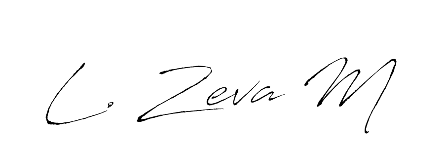 Once you've used our free online signature maker to create your best signature Antro_Vectra style, it's time to enjoy all of the benefits that L. Zeva M name signing documents. L. Zeva M signature style 6 images and pictures png