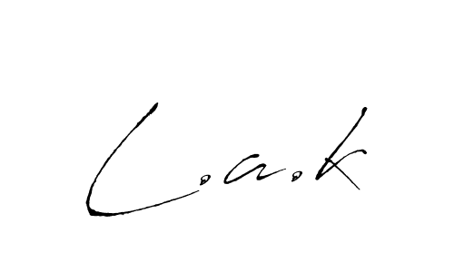 This is the best signature style for the L.a.k name. Also you like these signature font (Antro_Vectra). Mix name signature. L.a.k signature style 6 images and pictures png