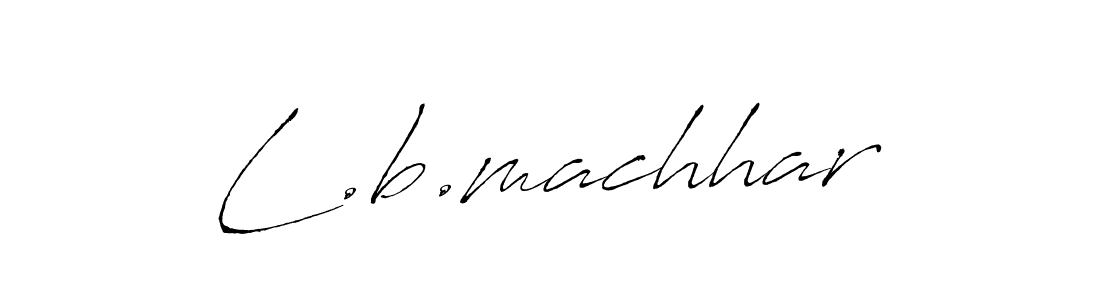 Also You can easily find your signature by using the search form. We will create L.b.machhar name handwritten signature images for you free of cost using Antro_Vectra sign style. L.b.machhar signature style 6 images and pictures png