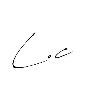 How to Draw L.c signature style? Antro_Vectra is a latest design signature styles for name L.c. L.c signature style 6 images and pictures png