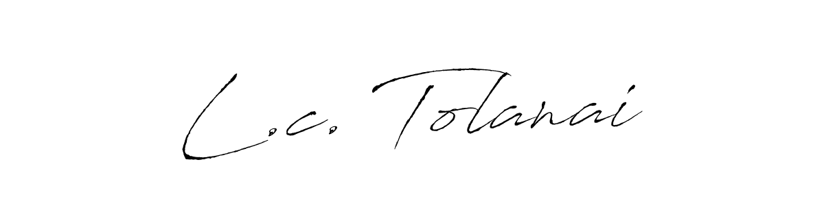 Check out images of Autograph of L.c. Tolanai name. Actor L.c. Tolanai Signature Style. Antro_Vectra is a professional sign style online. L.c. Tolanai signature style 6 images and pictures png