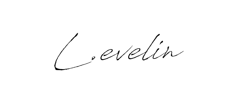 You should practise on your own different ways (Antro_Vectra) to write your name (L.evelin) in signature. don't let someone else do it for you. L.evelin signature style 6 images and pictures png