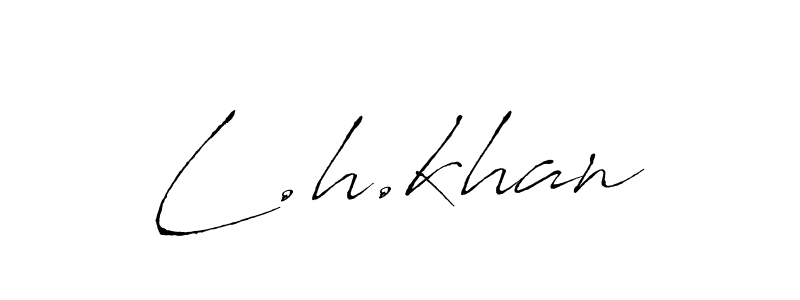 Here are the top 10 professional signature styles for the name L.h.khan. These are the best autograph styles you can use for your name. L.h.khan signature style 6 images and pictures png