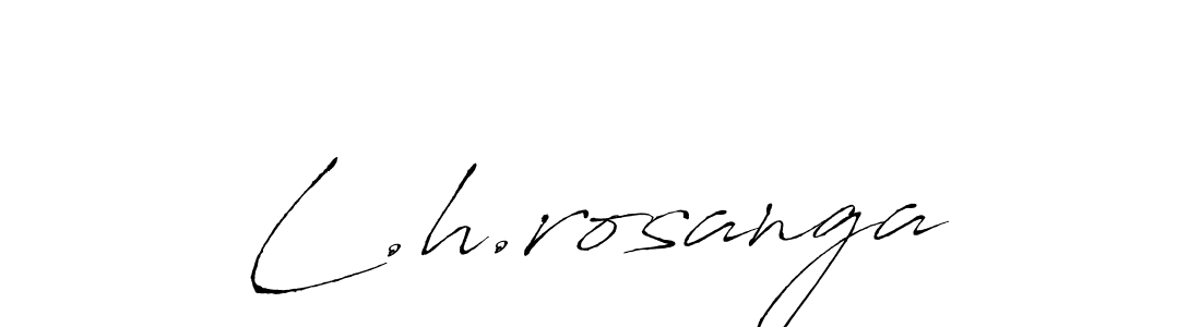 Also You can easily find your signature by using the search form. We will create L.h.rosanga name handwritten signature images for you free of cost using Antro_Vectra sign style. L.h.rosanga signature style 6 images and pictures png