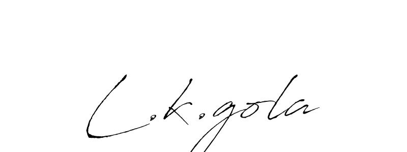 Make a short L.k.gola signature style. Manage your documents anywhere anytime using Antro_Vectra. Create and add eSignatures, submit forms, share and send files easily. L.k.gola signature style 6 images and pictures png