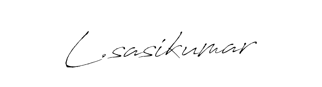 Also You can easily find your signature by using the search form. We will create L.sasikumar name handwritten signature images for you free of cost using Antro_Vectra sign style. L.sasikumar signature style 6 images and pictures png