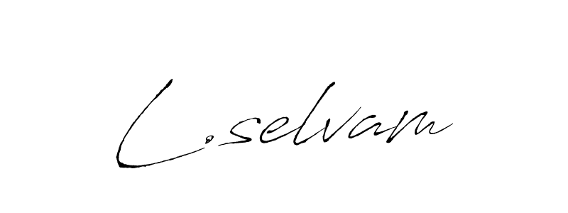 if you are searching for the best signature style for your name L.selvam. so please give up your signature search. here we have designed multiple signature styles  using Antro_Vectra. L.selvam signature style 6 images and pictures png