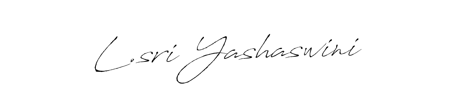 Also we have L.sri Yashaswini name is the best signature style. Create professional handwritten signature collection using Antro_Vectra autograph style. L.sri Yashaswini signature style 6 images and pictures png