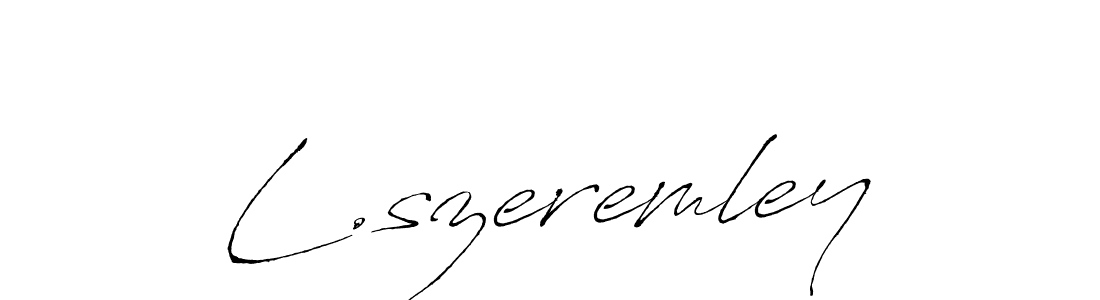 Make a beautiful signature design for name L.szeremley. Use this online signature maker to create a handwritten signature for free. L.szeremley signature style 6 images and pictures png