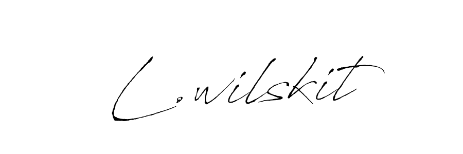 Best and Professional Signature Style for L.wilskit. Antro_Vectra Best Signature Style Collection. L.wilskit signature style 6 images and pictures png