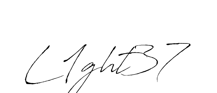 Make a beautiful signature design for name L1ght37. With this signature (Antro_Vectra) style, you can create a handwritten signature for free. L1ght37 signature style 6 images and pictures png