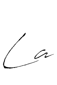 Also You can easily find your signature by using the search form. We will create La name handwritten signature images for you free of cost using Antro_Vectra sign style. La signature style 6 images and pictures png