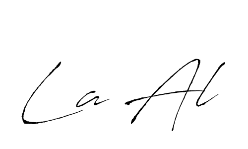 This is the best signature style for the La Al name. Also you like these signature font (Antro_Vectra). Mix name signature. La Al signature style 6 images and pictures png