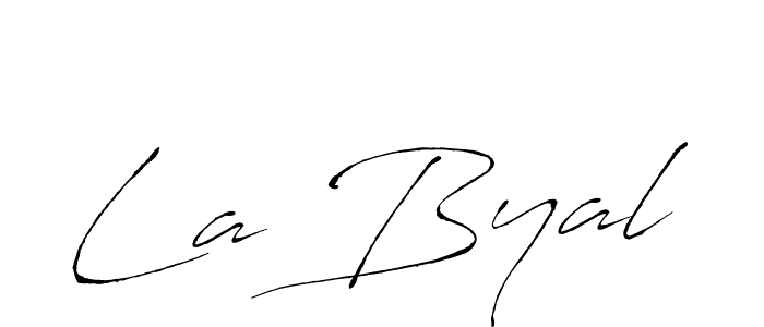 How to Draw La Byal signature style? Antro_Vectra is a latest design signature styles for name La Byal. La Byal signature style 6 images and pictures png