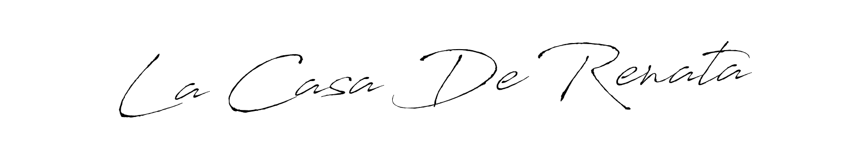 Once you've used our free online signature maker to create your best signature Antro_Vectra style, it's time to enjoy all of the benefits that La Casa De Renata name signing documents. La Casa De Renata signature style 6 images and pictures png