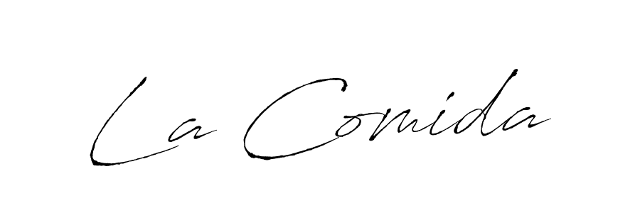 How to Draw La Comida signature style? Antro_Vectra is a latest design signature styles for name La Comida. La Comida signature style 6 images and pictures png