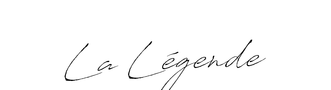 How to make La Légende name signature. Use Antro_Vectra style for creating short signs online. This is the latest handwritten sign. La Légende signature style 6 images and pictures png