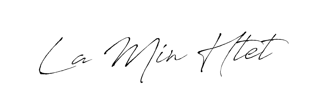 Once you've used our free online signature maker to create your best signature Antro_Vectra style, it's time to enjoy all of the benefits that La Min Htet name signing documents. La Min Htet signature style 6 images and pictures png