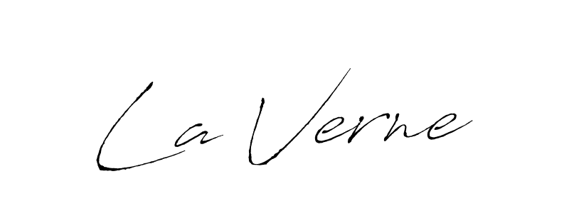 Make a short La Verne signature style. Manage your documents anywhere anytime using Antro_Vectra. Create and add eSignatures, submit forms, share and send files easily. La Verne signature style 6 images and pictures png