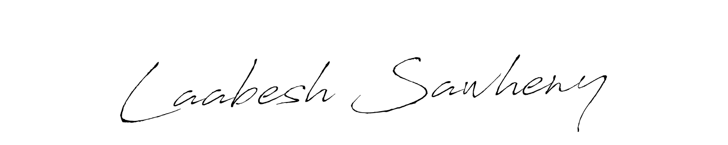 This is the best signature style for the Laabesh Sawheny name. Also you like these signature font (Antro_Vectra). Mix name signature. Laabesh Sawheny signature style 6 images and pictures png