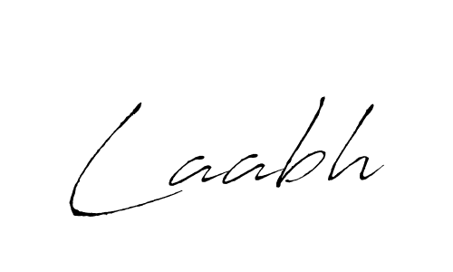 Laabh stylish signature style. Best Handwritten Sign (Antro_Vectra) for my name. Handwritten Signature Collection Ideas for my name Laabh. Laabh signature style 6 images and pictures png