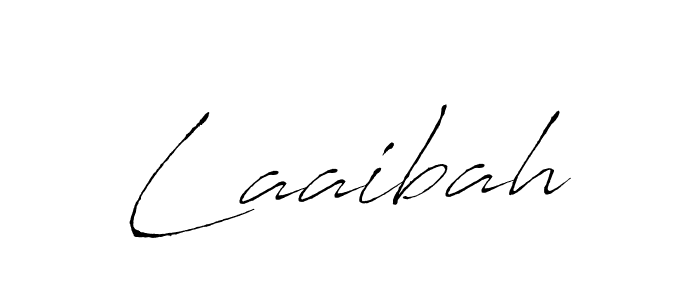 Laaibah stylish signature style. Best Handwritten Sign (Antro_Vectra) for my name. Handwritten Signature Collection Ideas for my name Laaibah. Laaibah signature style 6 images and pictures png